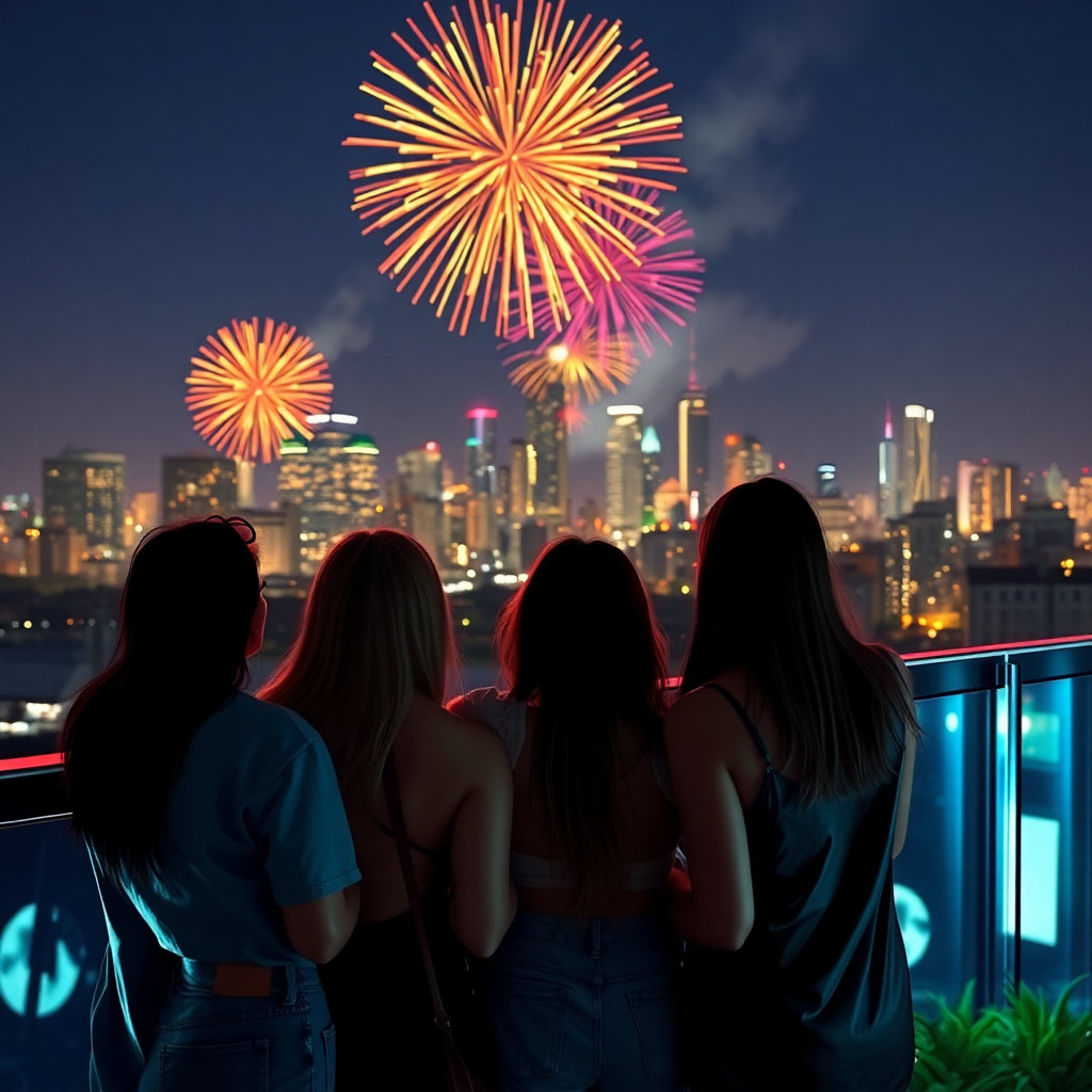 City Rooftop Celebration