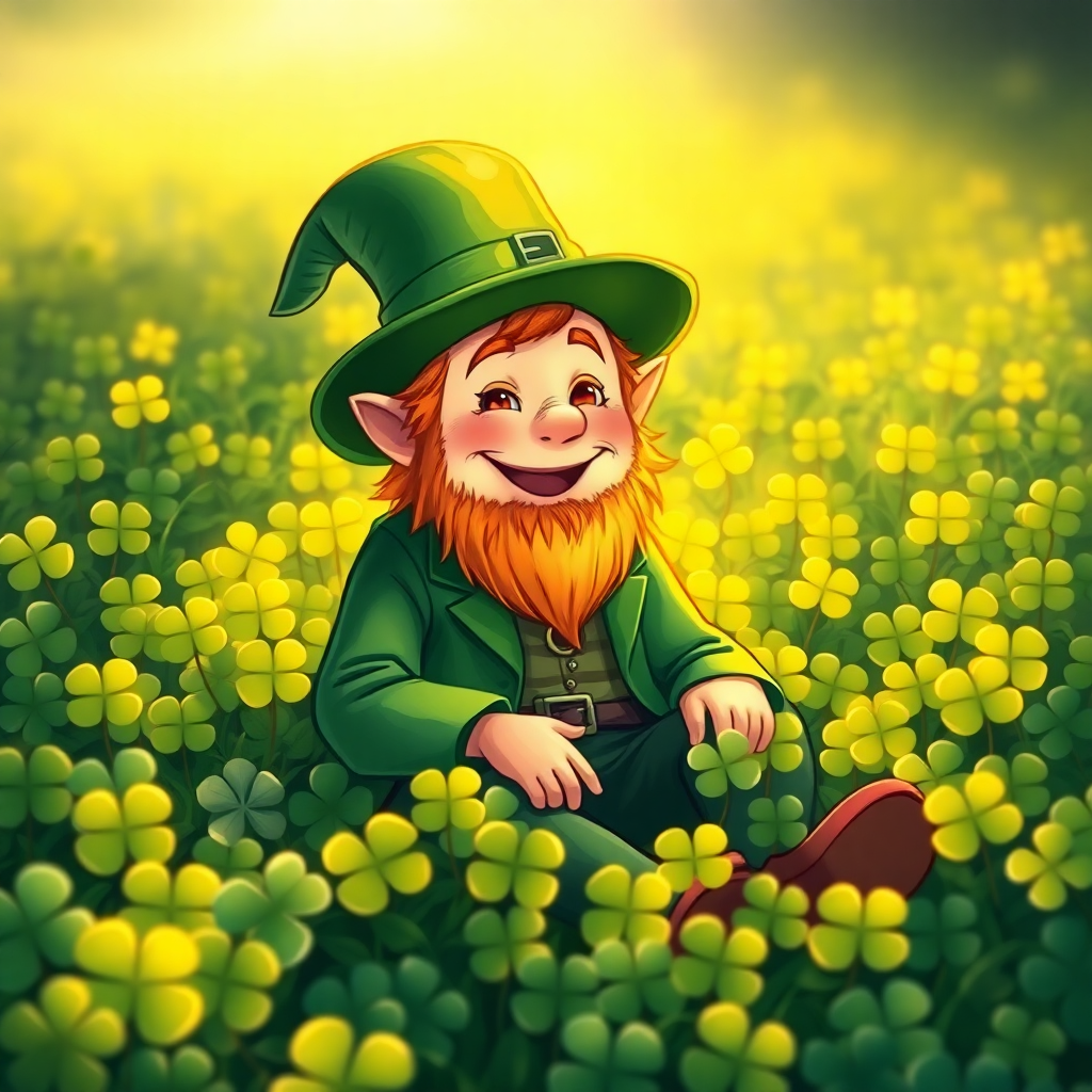 Leprechaun in Clover Field