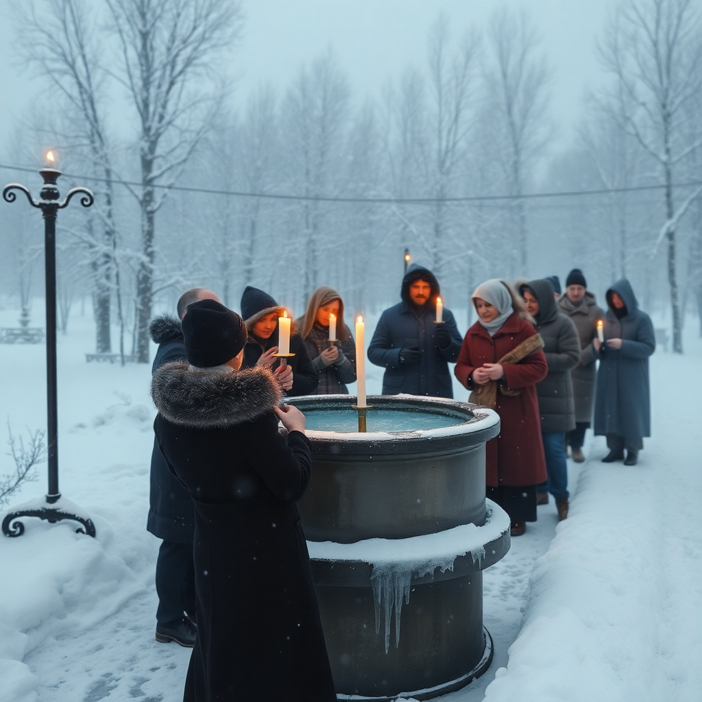 Свет веры в мороз