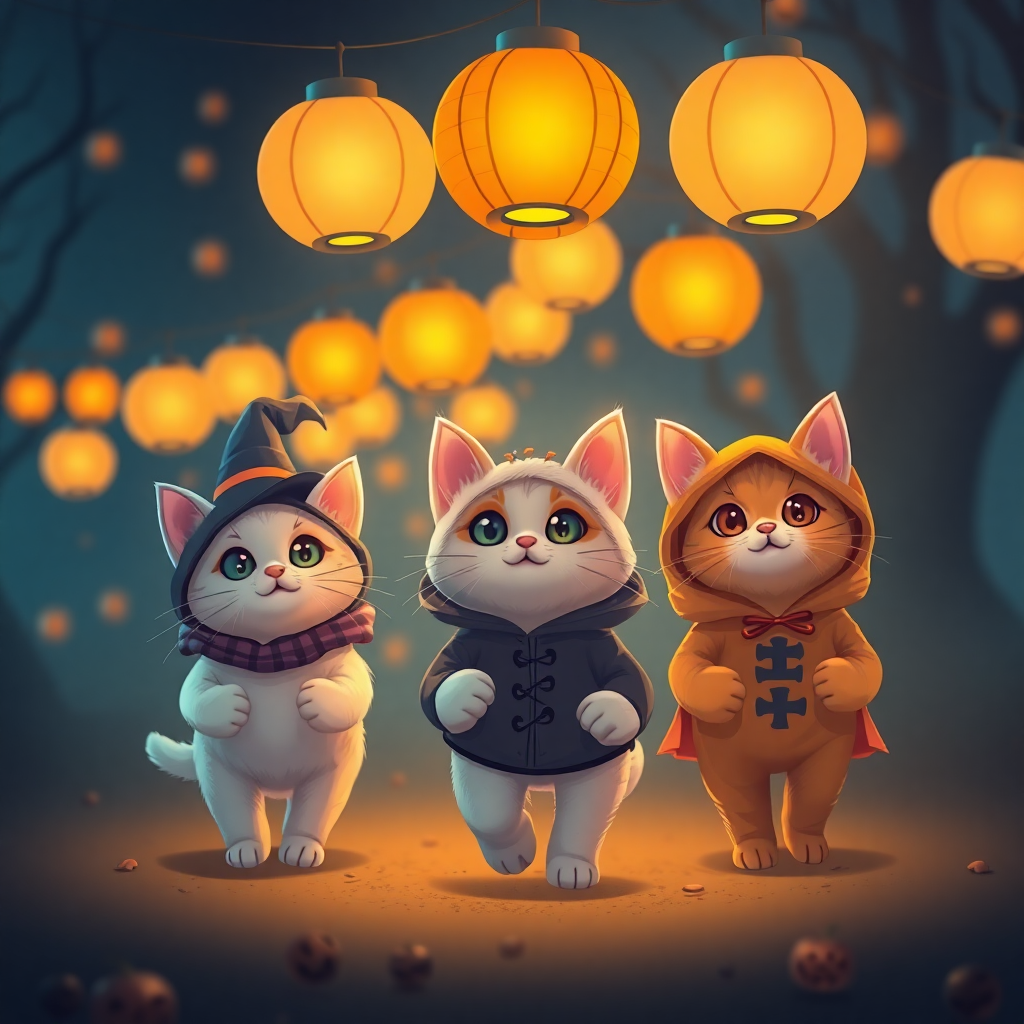 Сказочный 3D-парад кошек