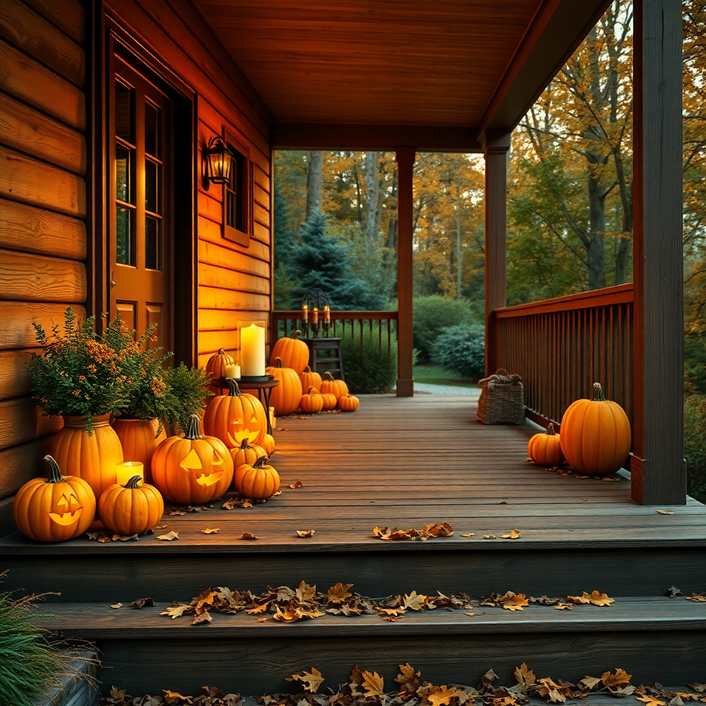 Осеннее сияние крыльца