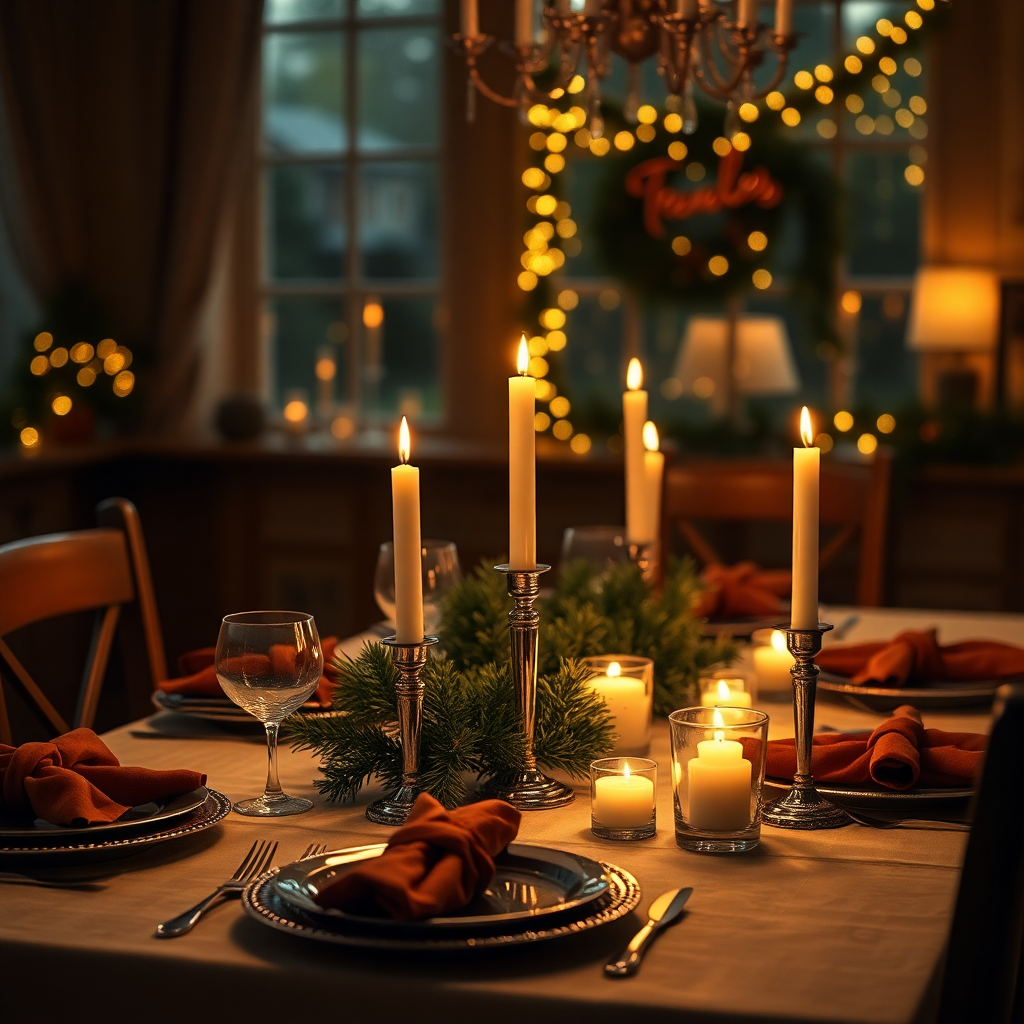 Праздничный обеденный стол