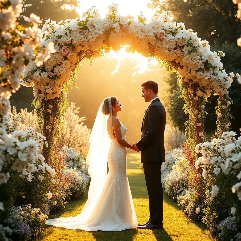 Элегантная садовая церемония – реализм