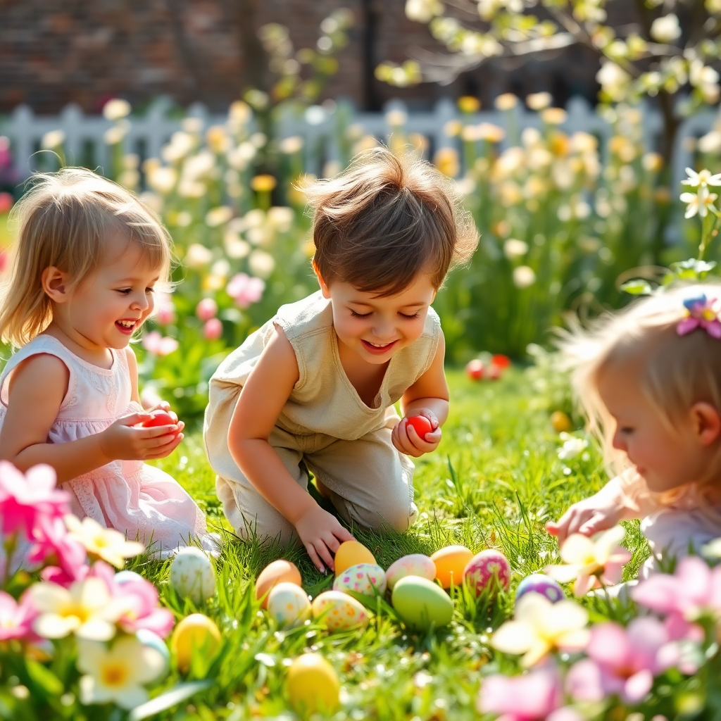 Реалистичный садовый момент