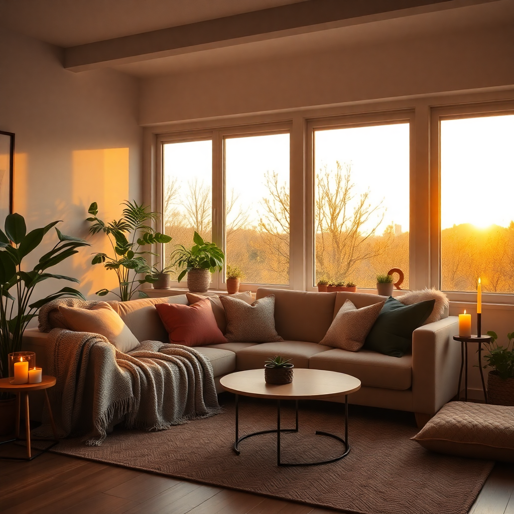 Уютный интерьер нового дома