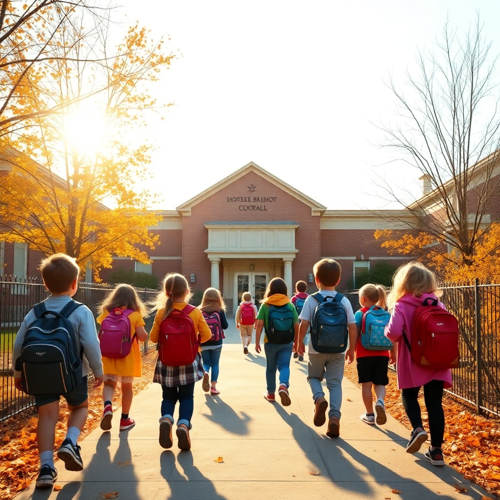 Первый день школы